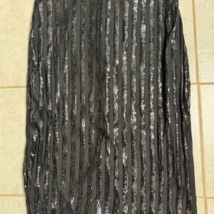 New York & Company Charcoal Skirt